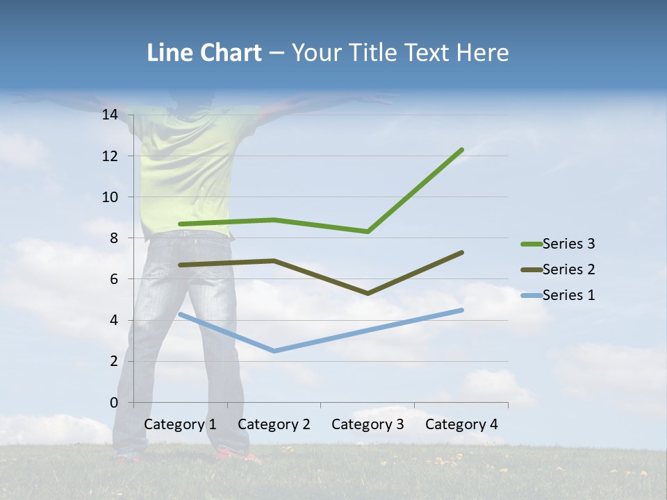 Freetime Raised Boy PowerPoint Template