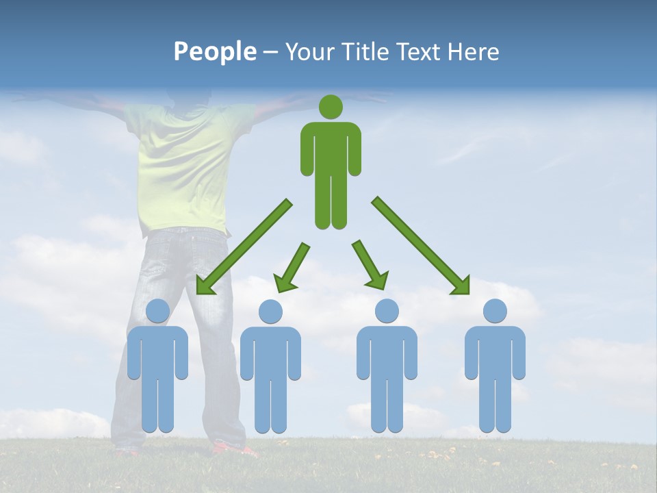 Freetime Raised Boy PowerPoint Template