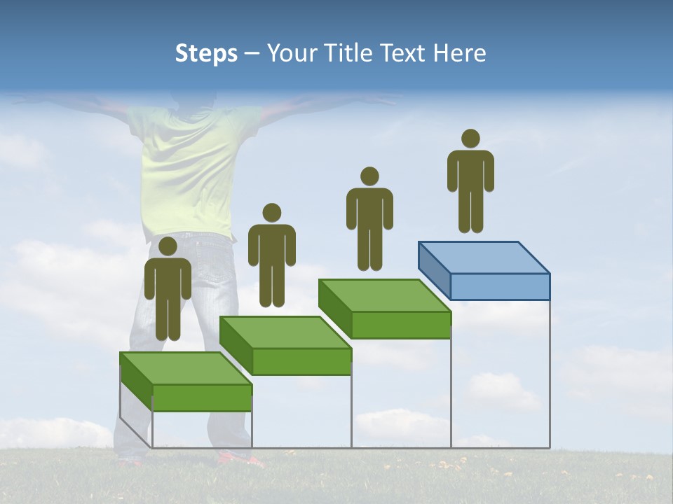 Freetime Raised Boy PowerPoint Template