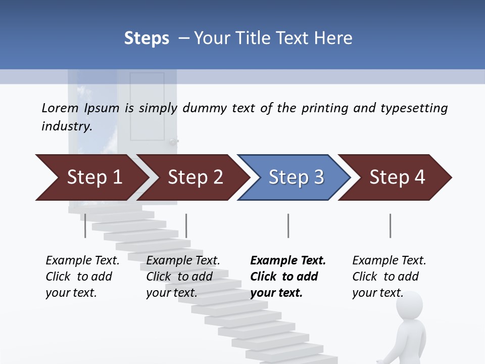 Illusion Idea Open PowerPoint Template