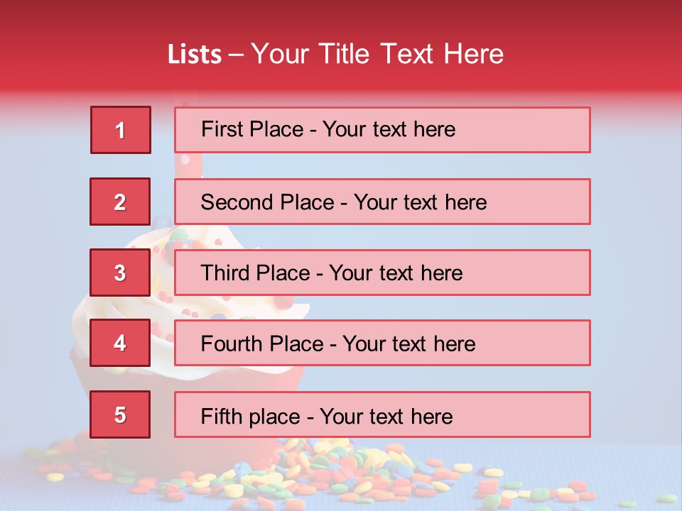 Party Copy Space Baked PowerPoint Template