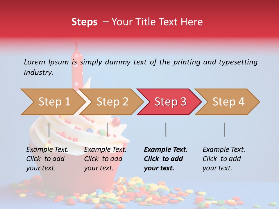 Party Copy Space Baked PowerPoint Template