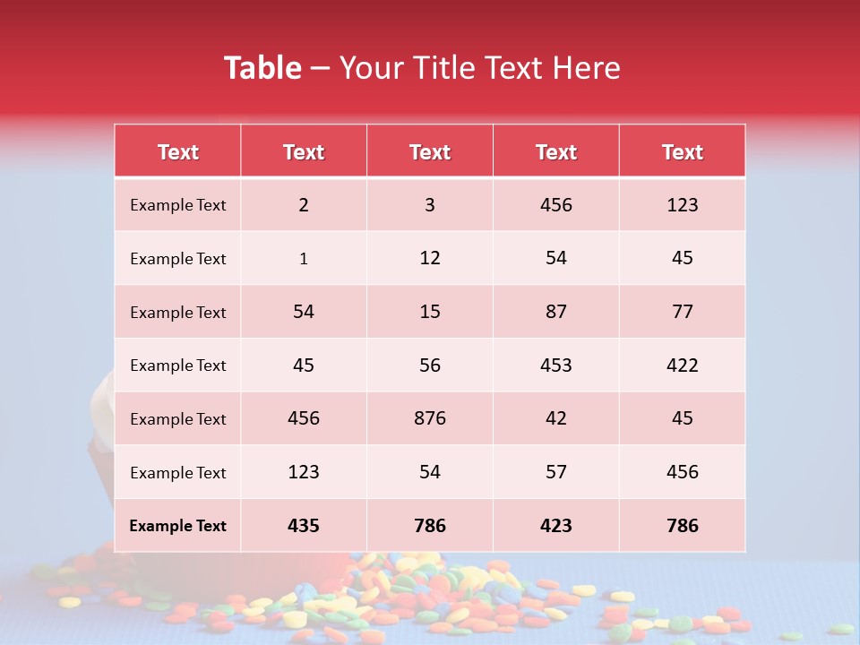 Party Copy Space Baked PowerPoint Template