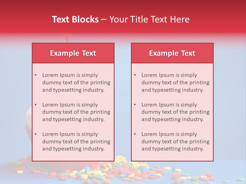 Party Copy Space Baked PowerPoint Template