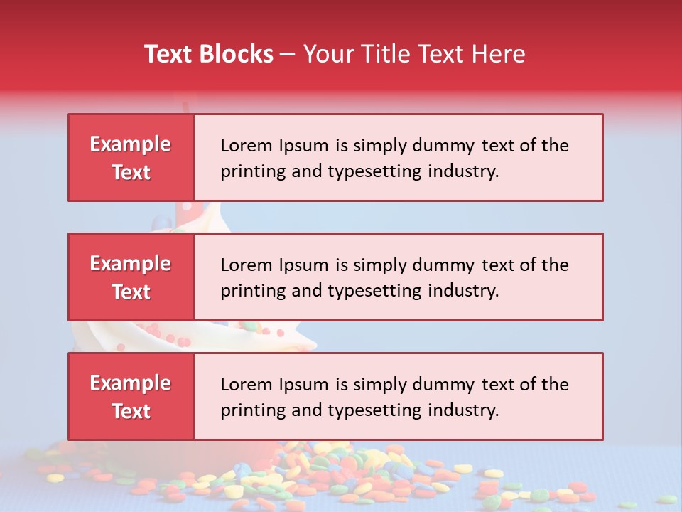 Party Copy Space Baked PowerPoint Template