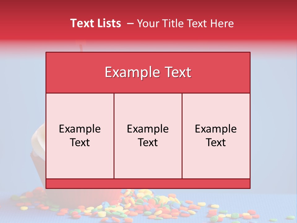Party Copy Space Baked PowerPoint Template