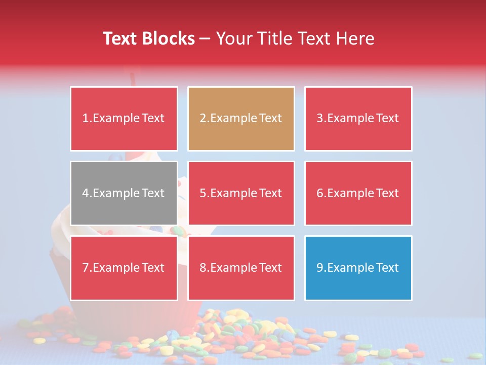 Party Copy Space Baked PowerPoint Template