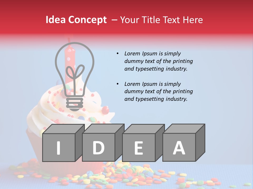 Party Copy Space Baked PowerPoint Template