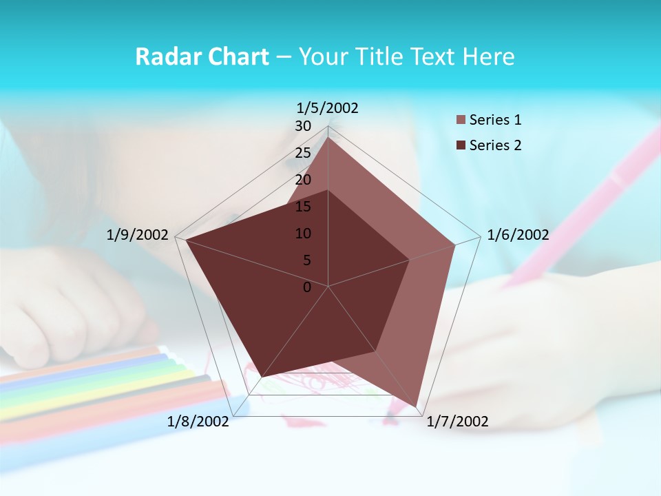 Caucasian Closeup Elementary PowerPoint Template