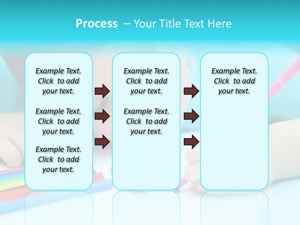 Caucasian Closeup Elementary PowerPoint Template