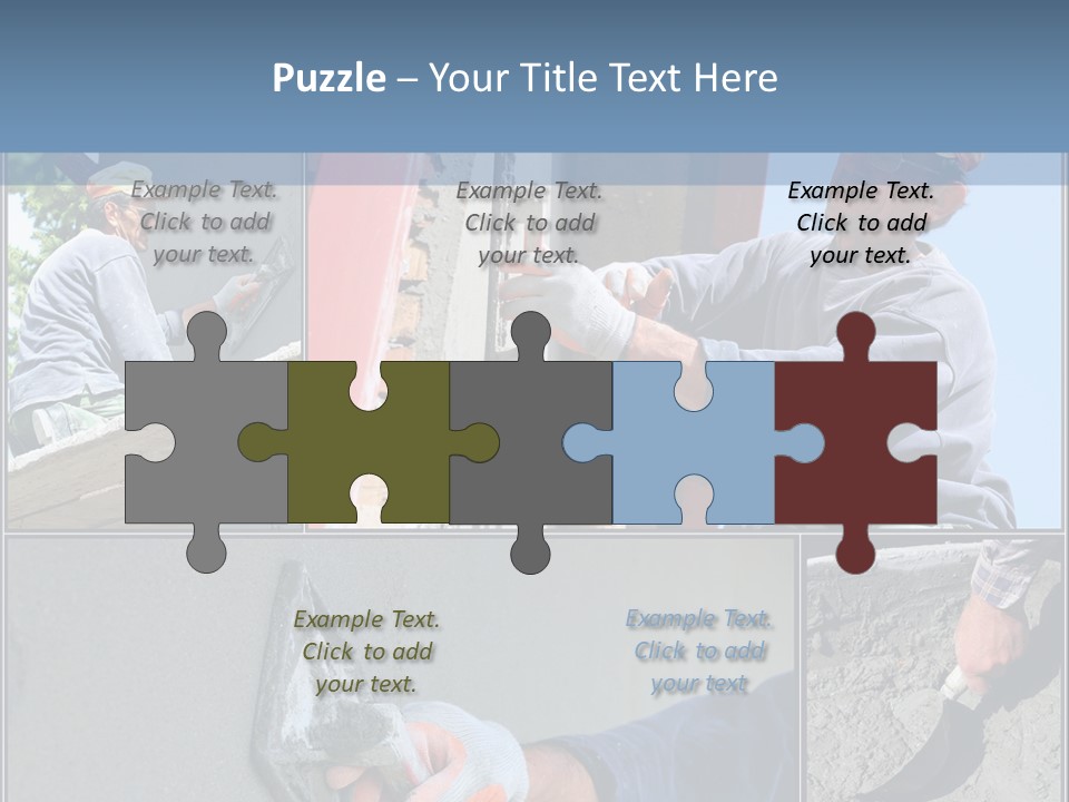 Trowel Tool Fix PowerPoint Template