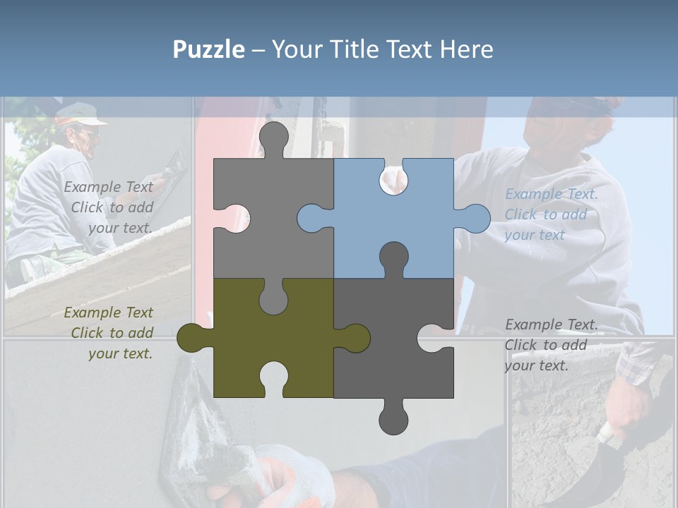 Trowel Tool Fix PowerPoint Template
