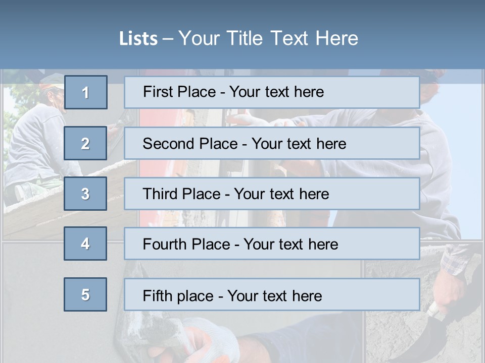 Trowel Tool Fix PowerPoint Template