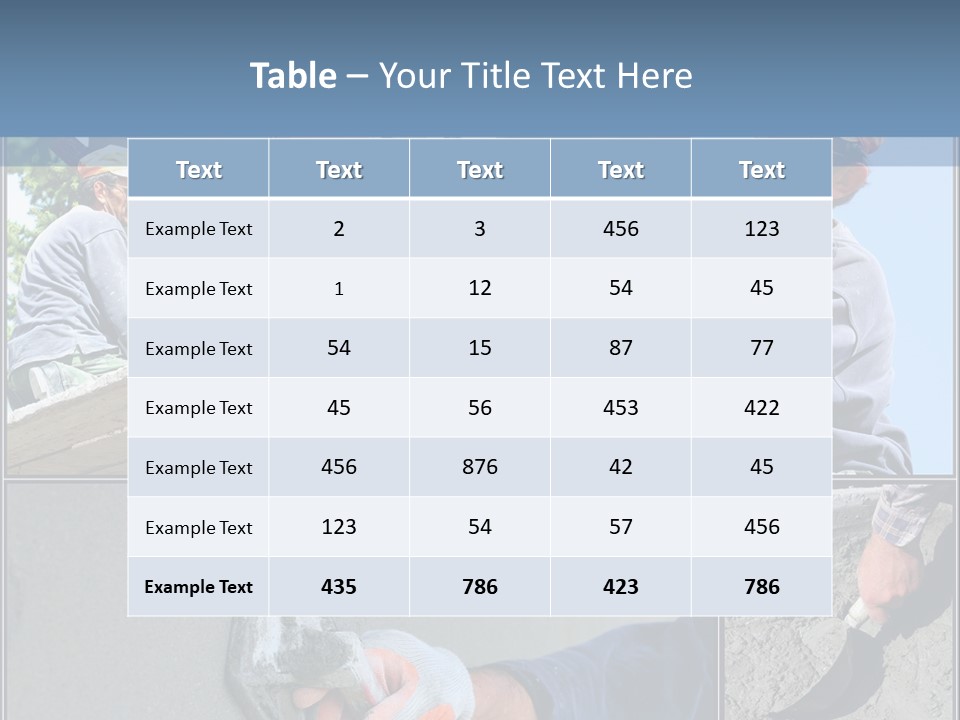 Trowel Tool Fix PowerPoint Template