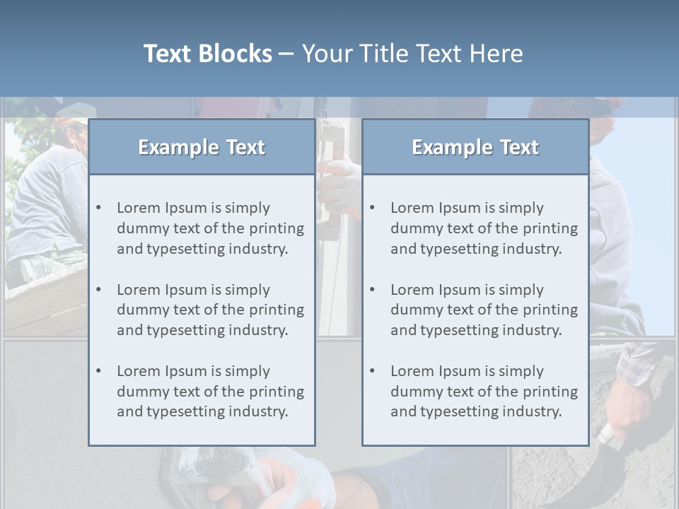 Trowel Tool Fix PowerPoint Template