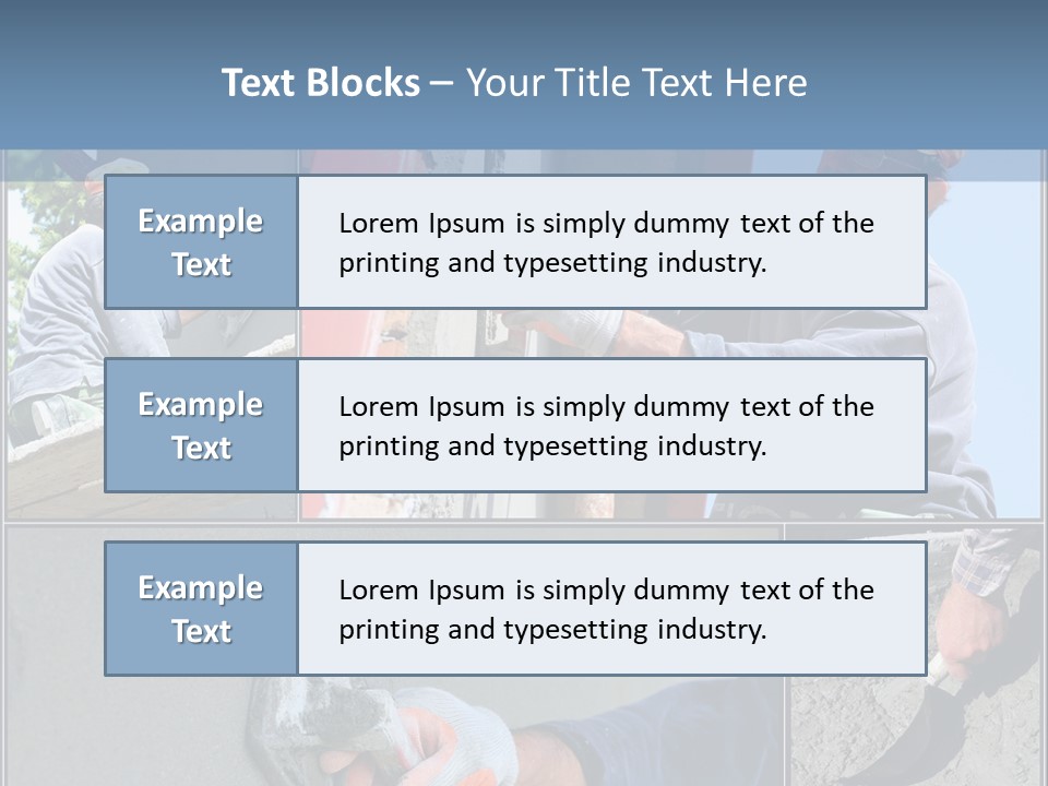 Trowel Tool Fix PowerPoint Template