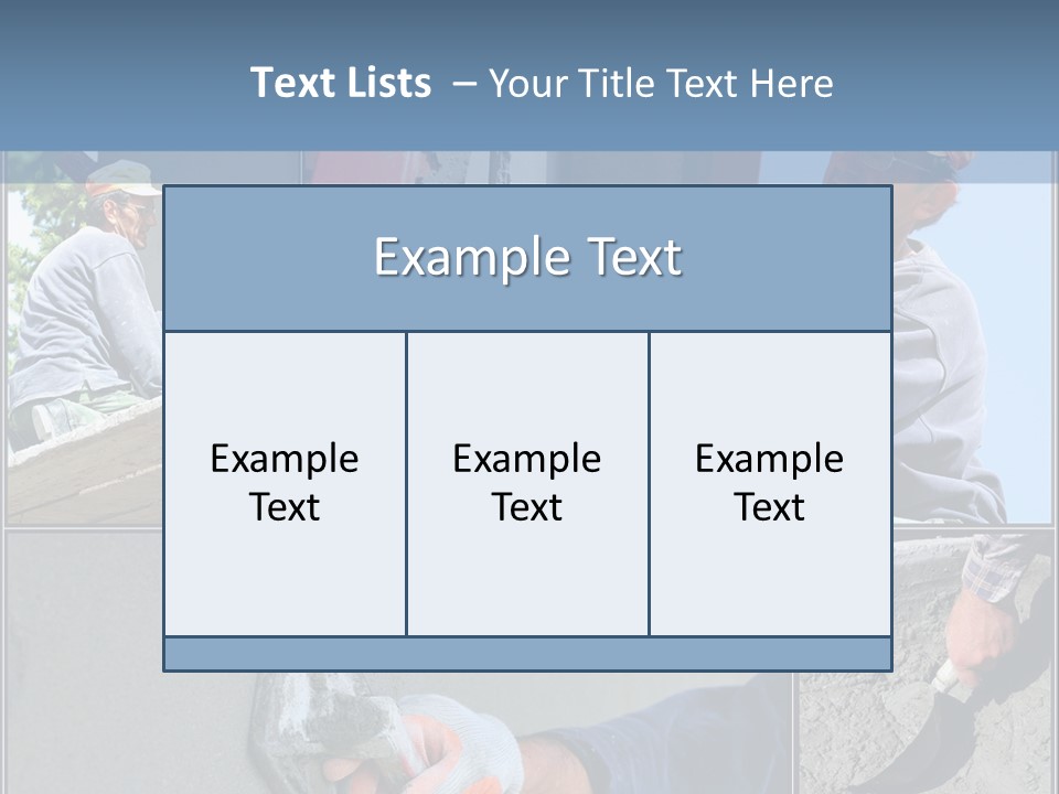 Trowel Tool Fix PowerPoint Template