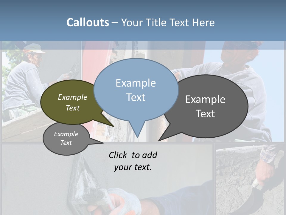 Trowel Tool Fix PowerPoint Template