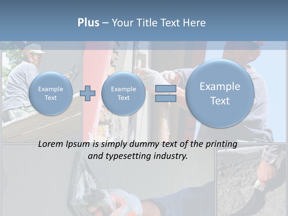 Trowel Tool Fix PowerPoint Template