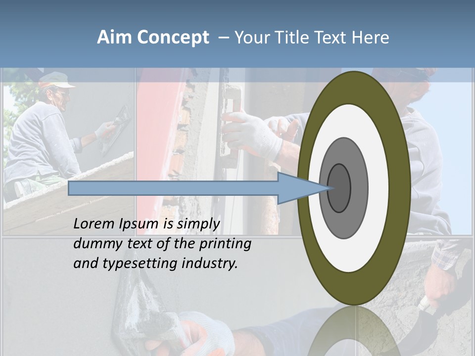 Trowel Tool Fix PowerPoint Template