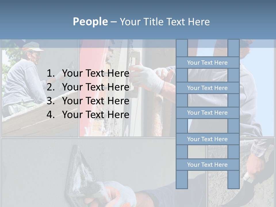 Trowel Tool Fix PowerPoint Template