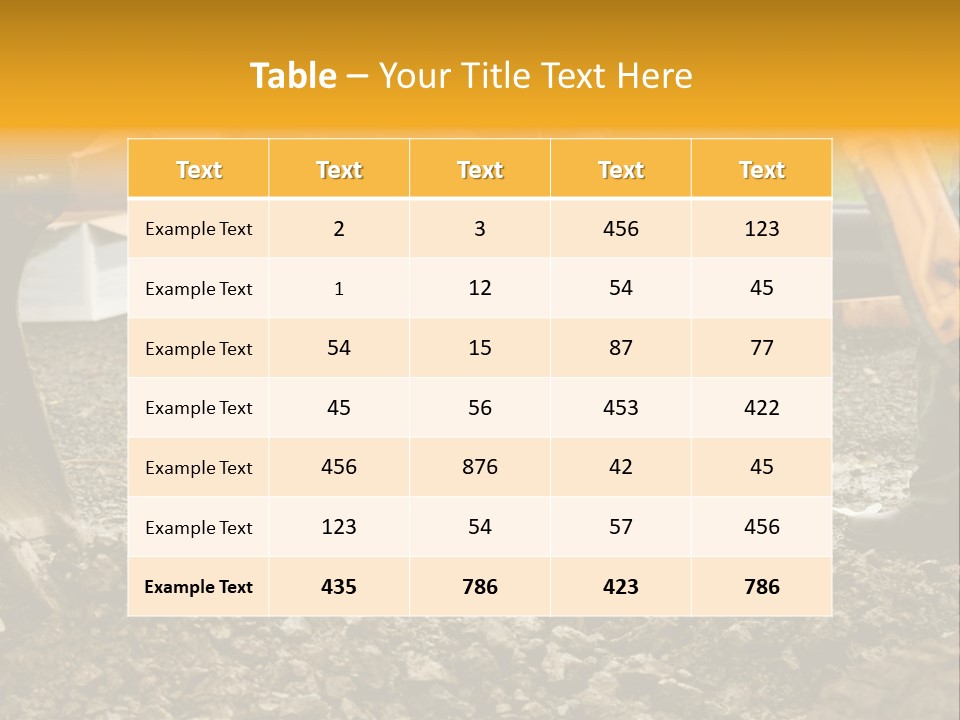 Equipment Outdoor Hard PowerPoint Template