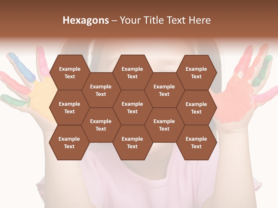 Watercolor Cutout Girl PowerPoint Template