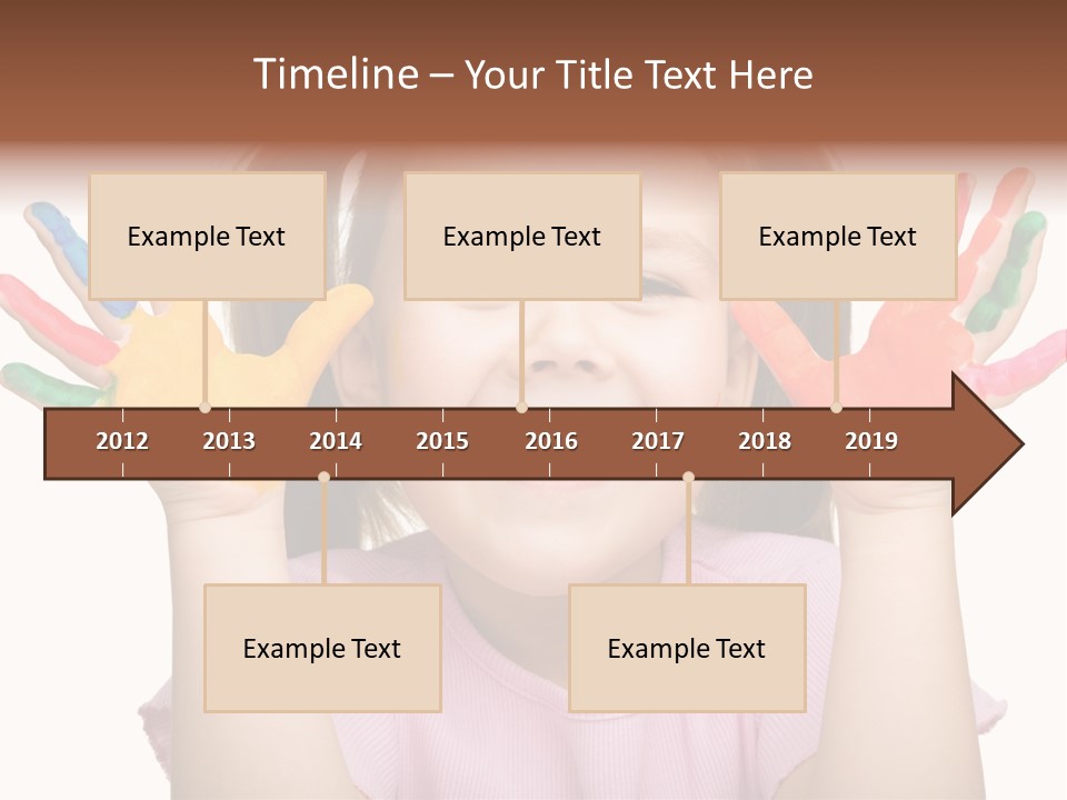 Watercolor Cutout Girl PowerPoint Template