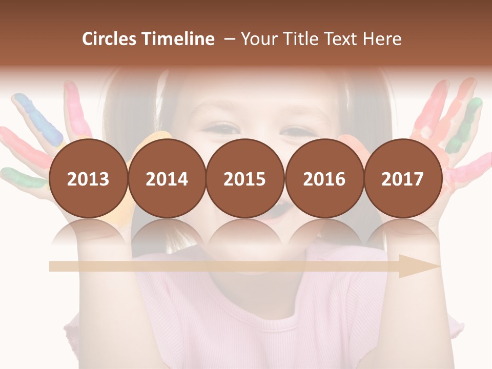 Watercolor Cutout Girl PowerPoint Template