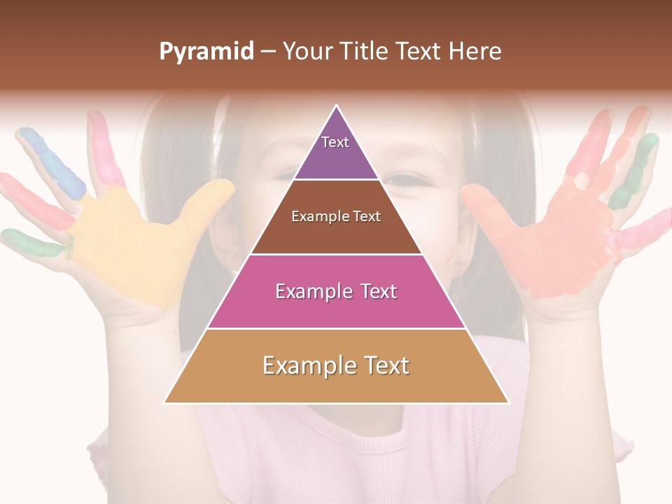 Watercolor Cutout Girl PowerPoint Template