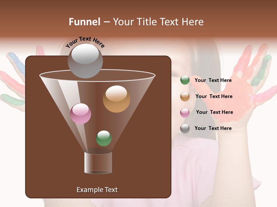 Watercolor Cutout Girl PowerPoint Template