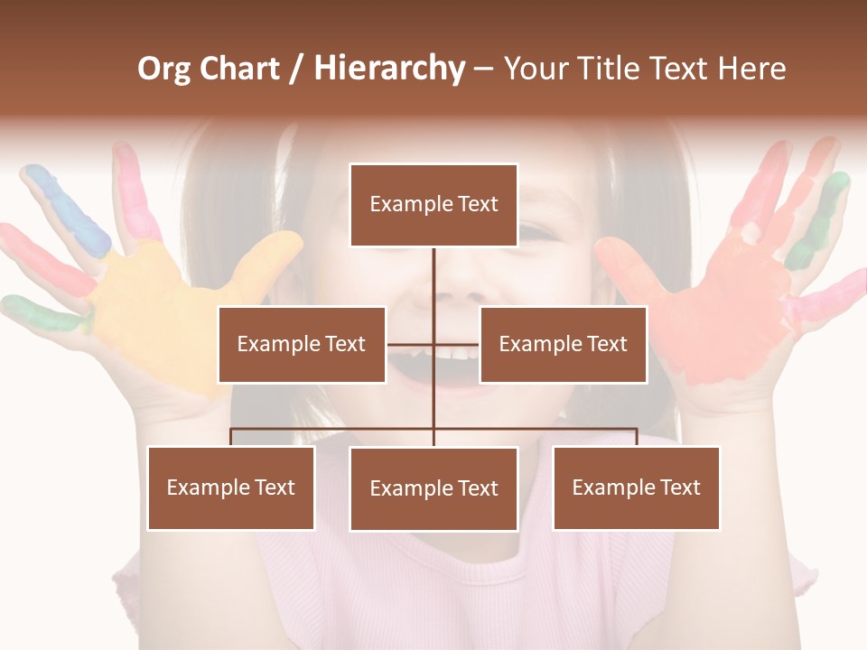 Watercolor Cutout Girl PowerPoint Template