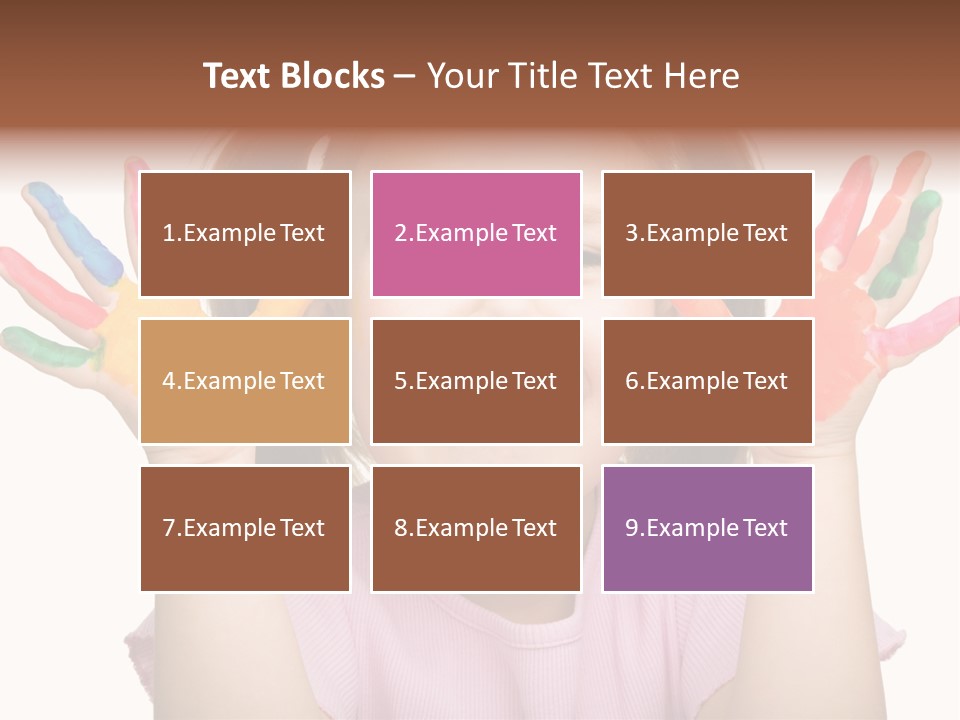 Watercolor Cutout Girl PowerPoint Template