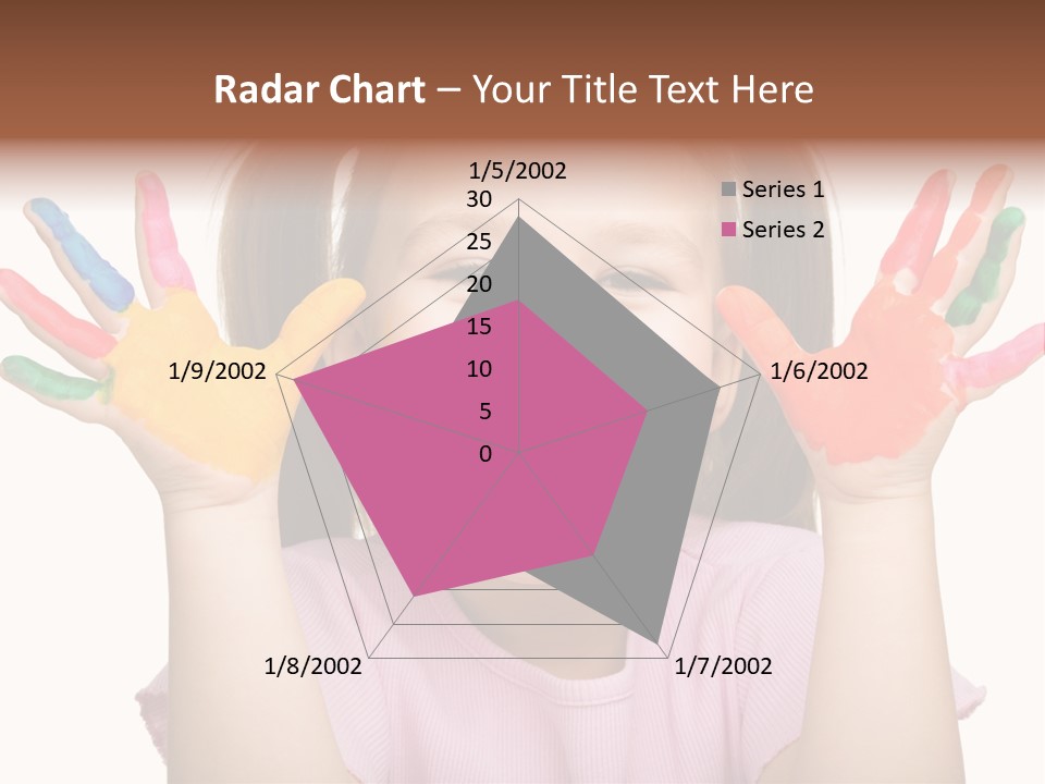 Watercolor Cutout Girl PowerPoint Template