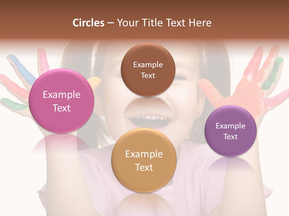 Watercolor Cutout Girl PowerPoint Template