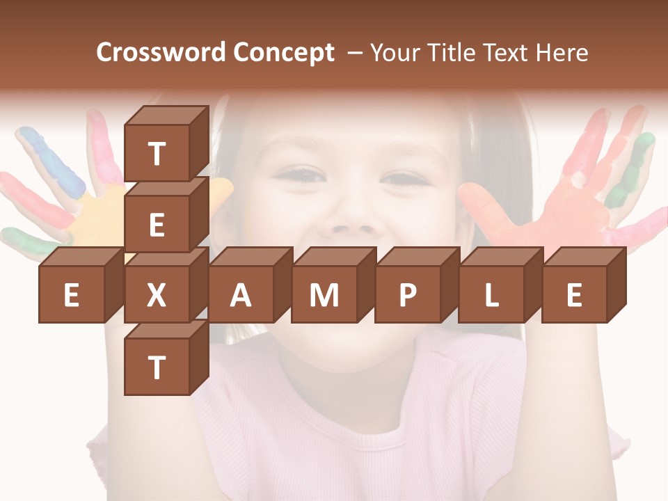 Watercolor Cutout Girl PowerPoint Template