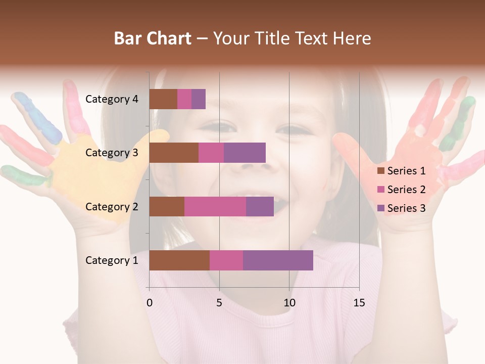 Watercolor Cutout Girl PowerPoint Template