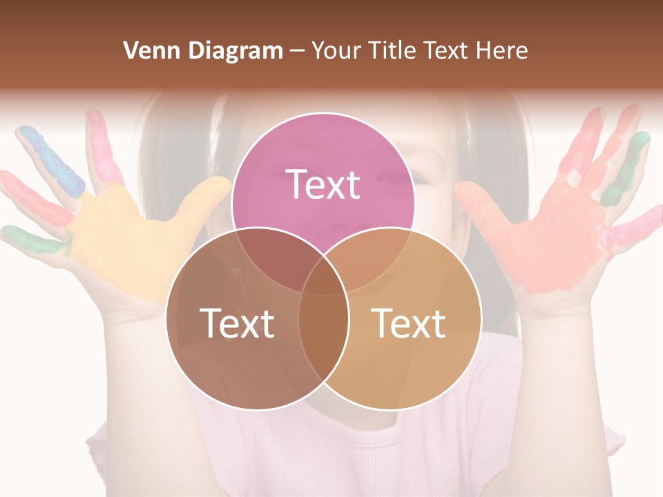 Watercolor Cutout Girl PowerPoint Template