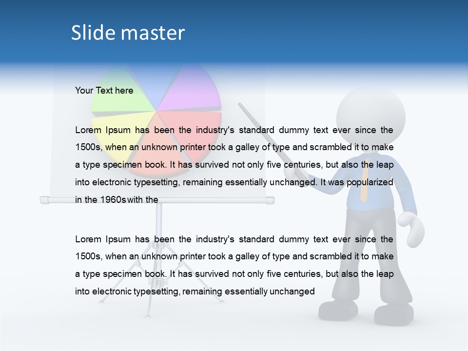 Human Red Slice PowerPoint Template