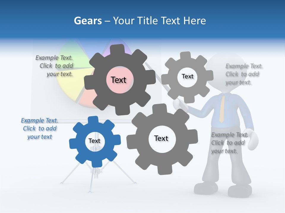 Human Red Slice PowerPoint Template