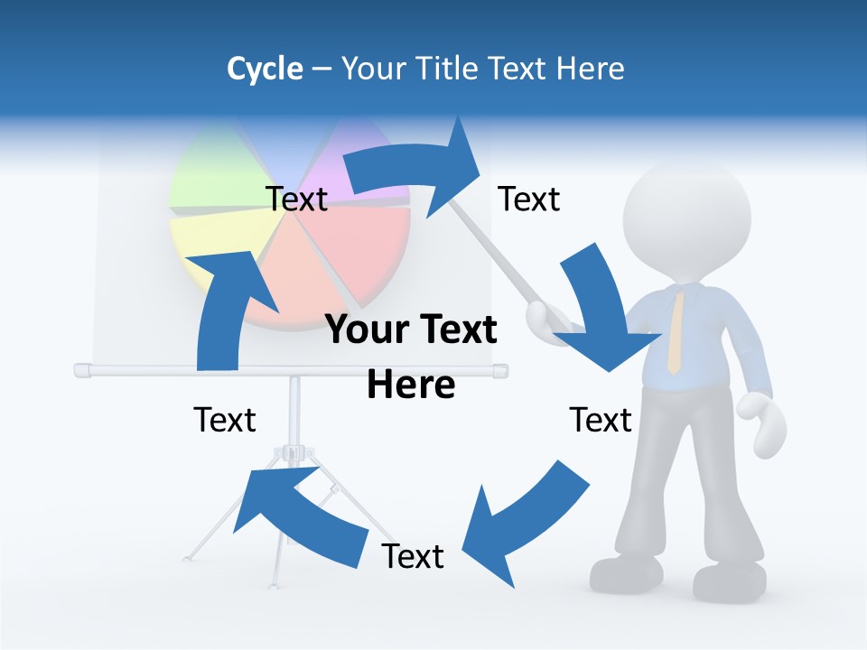 Human Red Slice PowerPoint Template