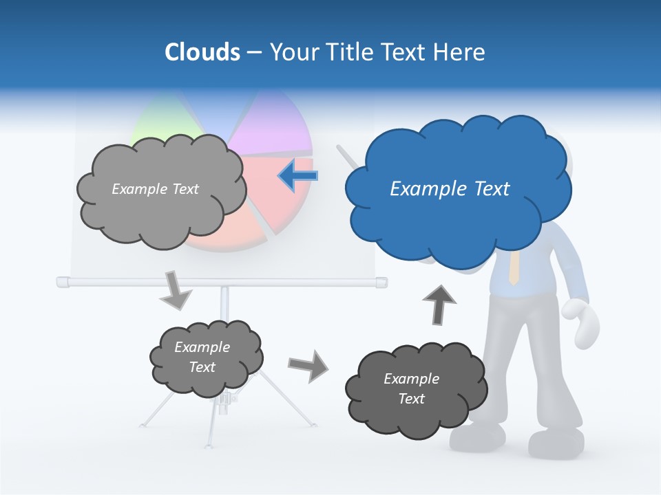 Human Red Slice PowerPoint Template