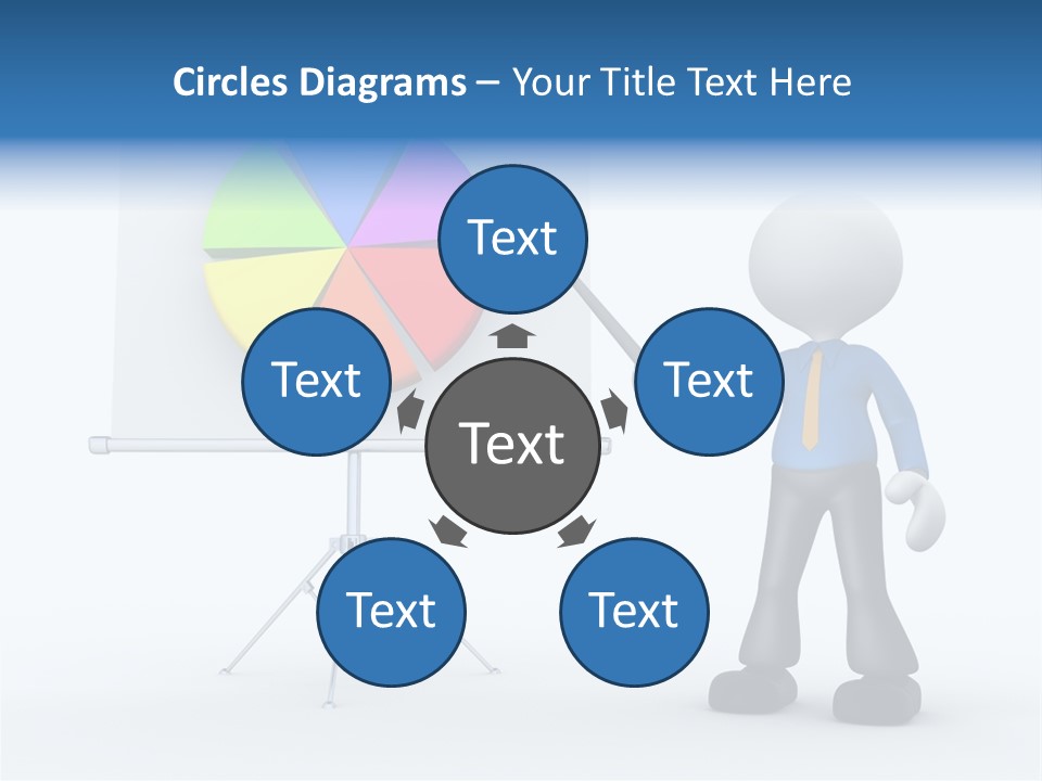 Human Red Slice PowerPoint Template