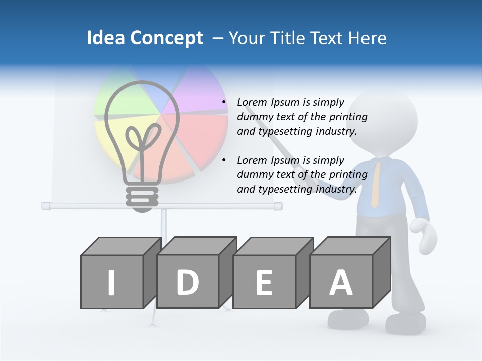 Human Red Slice PowerPoint Template
