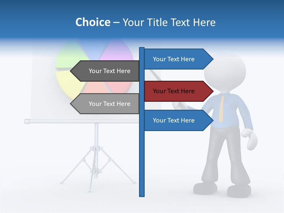 Human Red Slice PowerPoint Template