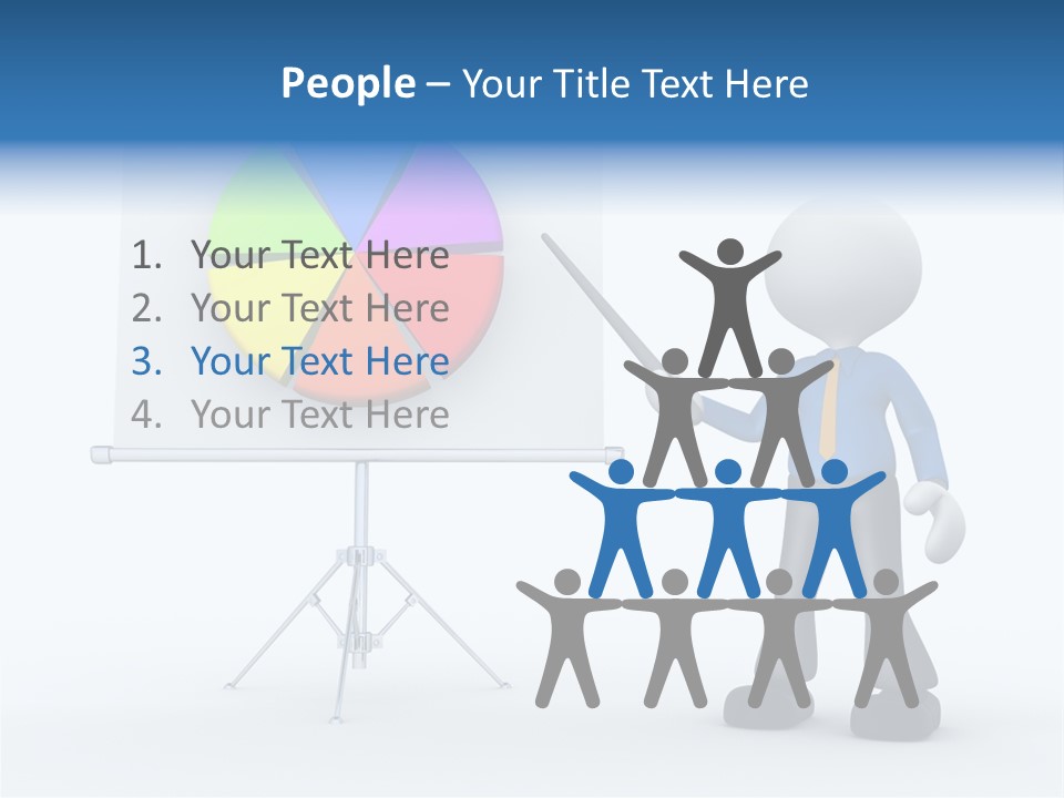 Human Red Slice PowerPoint Template