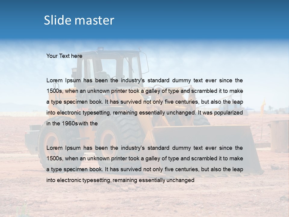 Ruin Large Site PowerPoint Template