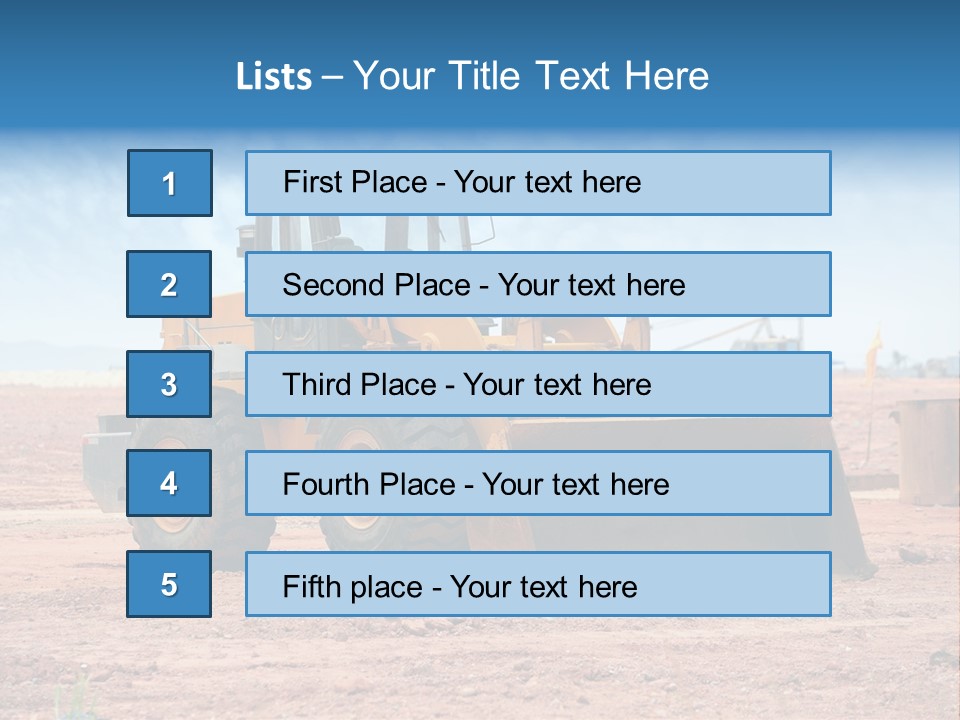Ruin Large Site PowerPoint Template