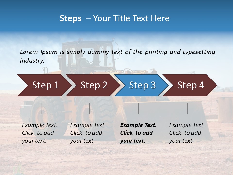 Ruin Large Site PowerPoint Template