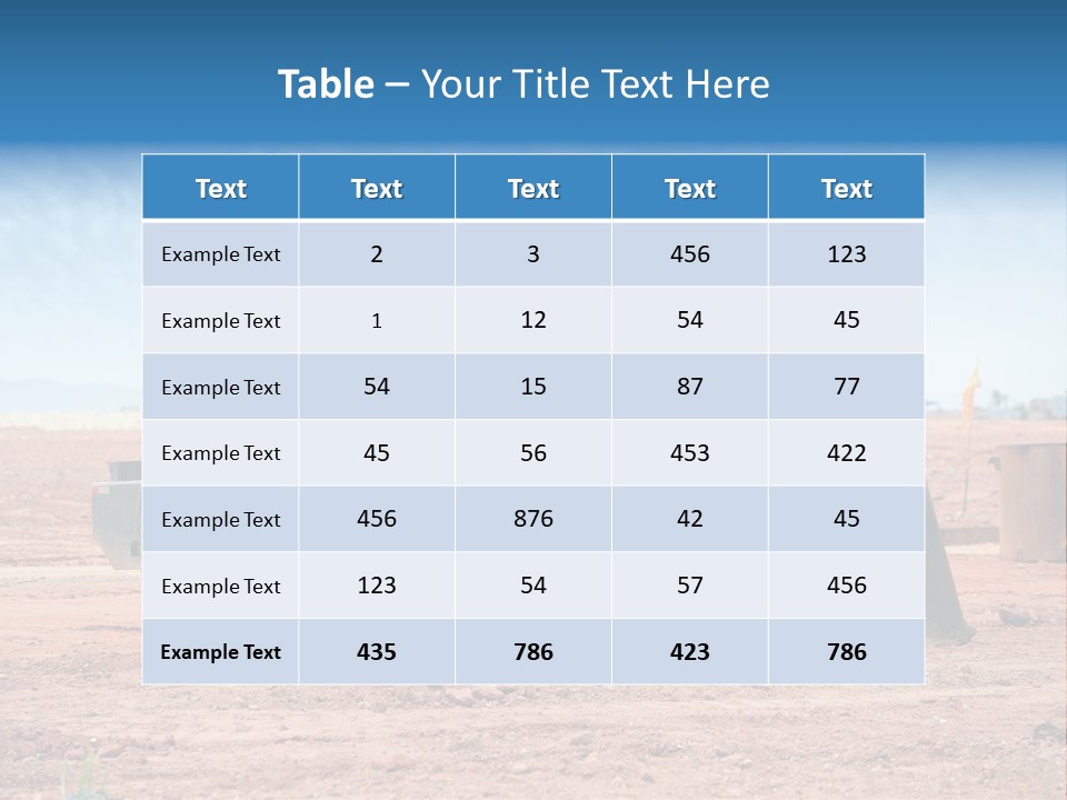 Ruin Large Site PowerPoint Template